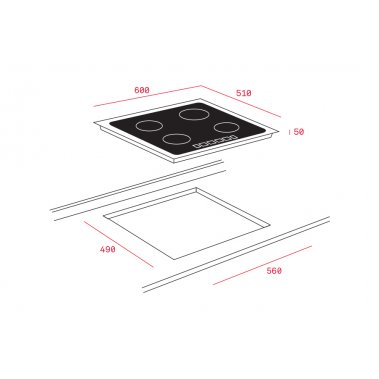 Bếp từ Teka IZ 6320 WHITE 10210206