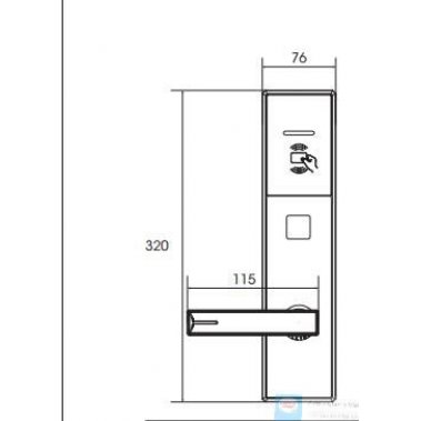 Khóa khách sạn DEMAX HSL605