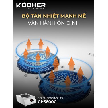 Bếp từ công nghiệp Kocher CI-3600C