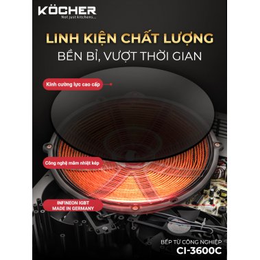 Bếp từ công nghiệp Kocher CI-3600C