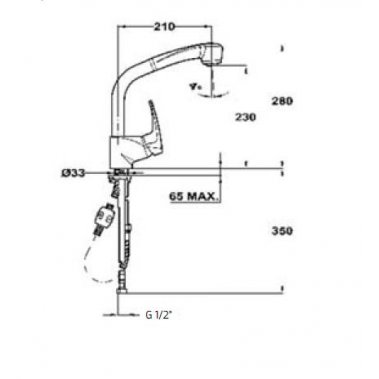 Vòi rửa Teka MB2 PULL OUT 40971802