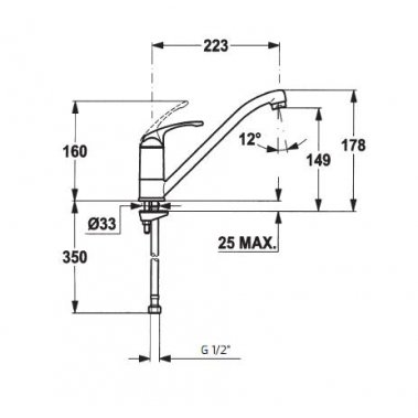 Vòi rửa Teka MTP 913 469130210