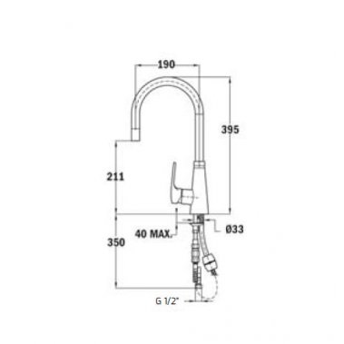 Vòi rửa Teka VITA 249150210