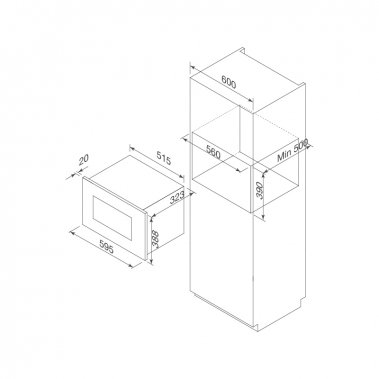 Lò vi sóng Malloca MW-820B