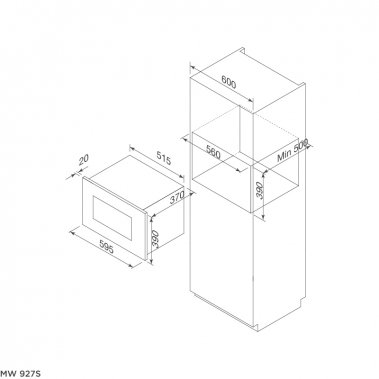 Lò vi sóng Malloca MW 927S