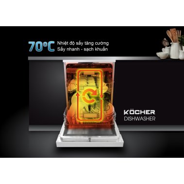 MÁY RỬA BÁT KOCHER KDEU 8835BL