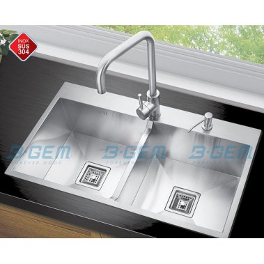 Vòi rửa chén nóng lạnh cao cấp B-Gem B-S02