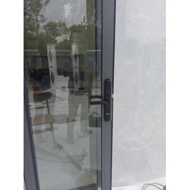 Khóa cửa nhôm xingfa chống nước Demax EL606 BL App Wifi