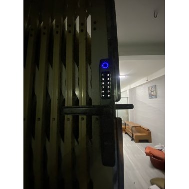 Khóa vân tay chống nước cửa nhôm xingfa, cửa sắt DEMAX EL101 SV