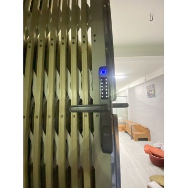 Khóa vân tay chống nước cửa nhôm xingfa, cửa sắt DEMAX EL101 SV