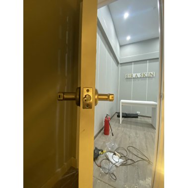 Khóa vân tay cửa phòng DEMAX SL108 SV