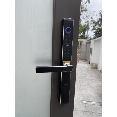 Khóa vân tay chống nước cửa nhôm xingfa, cửa sắt HUBERT HB CN I3 EU