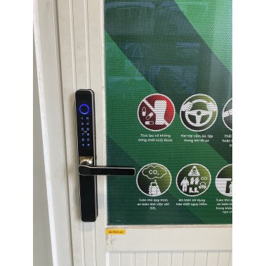 Khóa vân tay chống nước cửa nhôm xingfa, cửa sắt HUBERT HB CN I3 EU