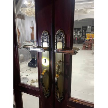 Khóa cửa chính Demax CL805 Brass đồng thau nguyên chất