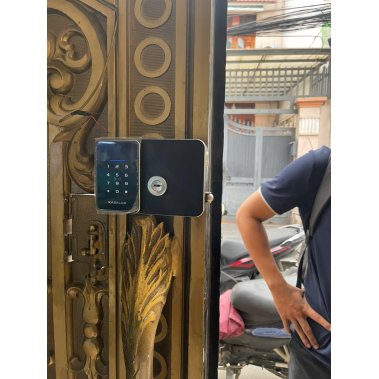 Khóa cửa cổng vân tay Kassler KL-579 CNC SILVER GREY / KL-579 CNC GOLD GREY