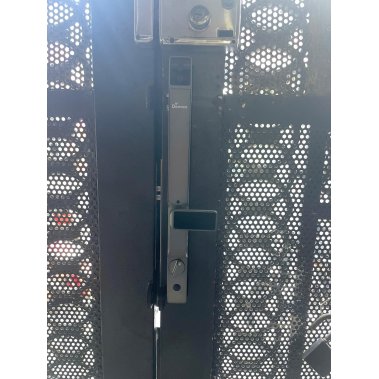 Khóa thông minh nhận diện khuôn mặt Face ID cửa nhôm sắt DEMAX EL908 AG CNC APP WIFI - chống nước