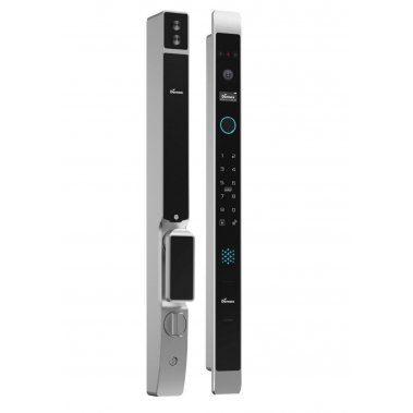 Khóa thông minh nhận diện khuôn mặt Face ID cửa nhôm sắt DEMAX EL908 AG CNC APP WIFI - chống nước