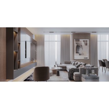 NỘI THẤT CĂN HỘ 72m²  PHONG CÁCH HIỆN ĐẠI
