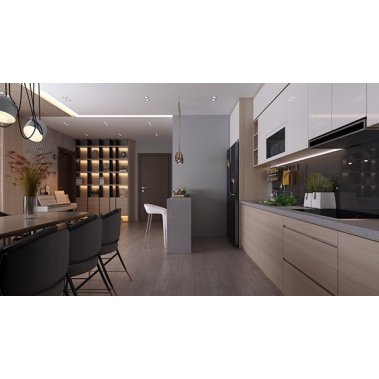 NỘI THẤT PHÒNG KHÁCH 27 - GỖ MDF PHỦ MELAMINE 