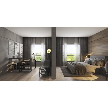NỘI THẤT PHÒNG NGỦ 29 - PHÒNG NGỦ PHONG CÁCH HIỆN ĐẠI TONE MÀU XÁM