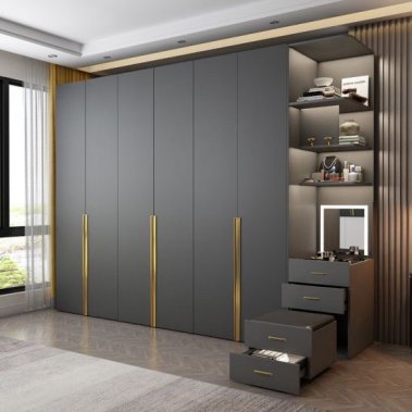TỦ QUẦN ÁO GỖ MDF CHỐNG ẨM