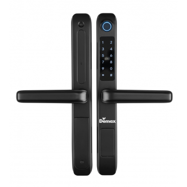 Khóa vân tay chống nước cửa nhôm xingfa, cửa sắt DEMAX EL101 BL - APP WIFI