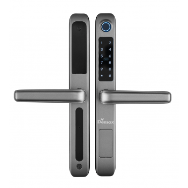 Khóa vân tay chống nước cửa nhôm xingfa, cửa sắt DEMAX EL101 SV - APP WIFI