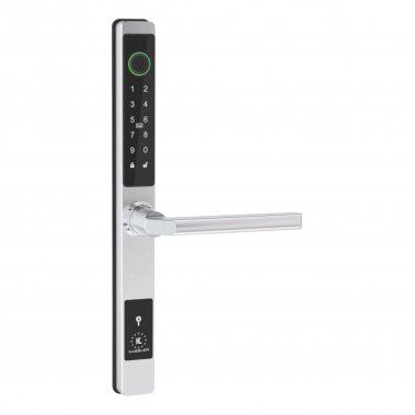 Khóa vân tay cửa nhôm xingfa Kassler KL-599CW (màu trắng) - Chống nước