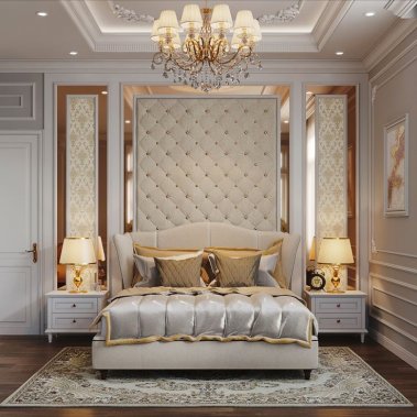 NỘI THẤT PHÒNG NGỦ 08 - PHONG CÁCH TÂN CỔ ĐIỂN
