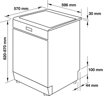 Máy rửa chén độc lập Häfele HDW-F60C