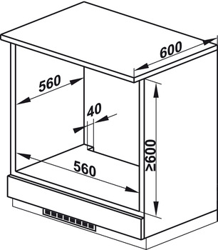 Lò nướng âm tủ Häfele HO-K60C 535.62.591