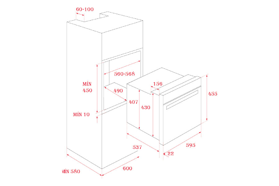 Lò nướng Teka đa chức năng HLC 840 41531020