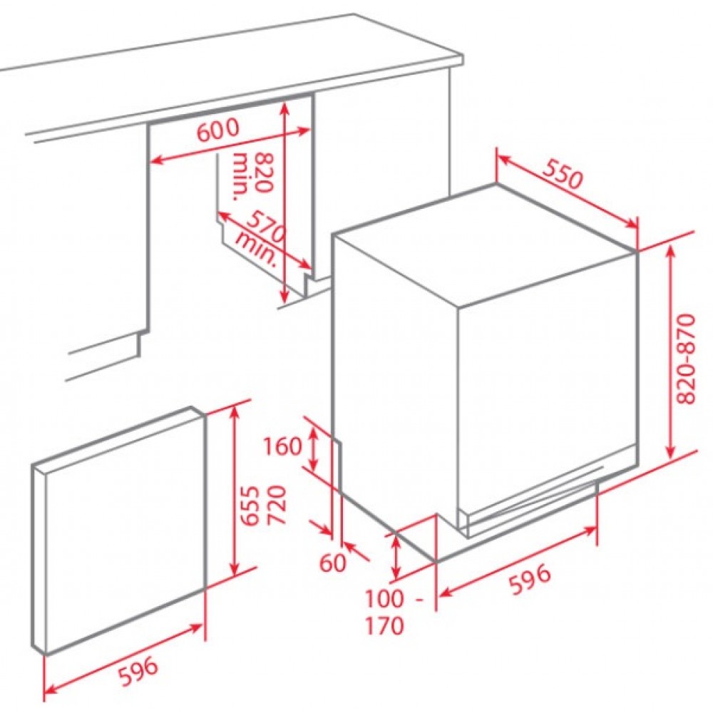 Máy rửa chén Teka DW8 59 FI 40716200