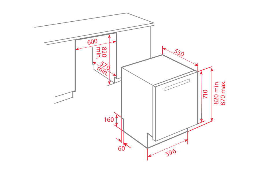 Máy rửa chén Teka DW8 80 FI 40716240