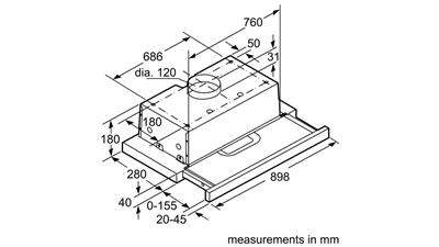 Máy hút mùi Bosch DHI923GSG